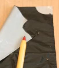 Xbag, photo showing cutouts